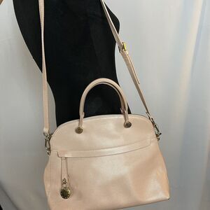 Furla Piper M Handbag Shoulder Bag 2Way Crossbody Leather Pink G5996